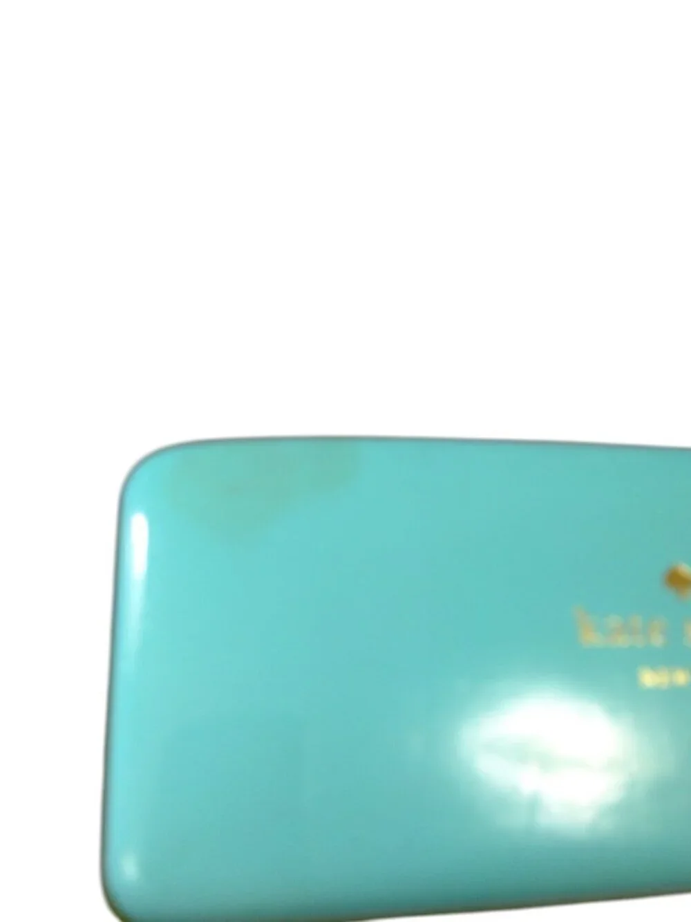 Kate Spade New York  Blue Green 2-Tone Hard Shell Eyeglass Sunglass Case